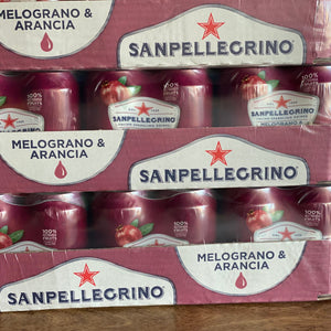 
                  
                    San Pellegrino cans
                  
                