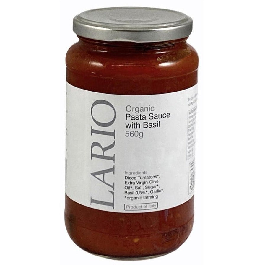 Organic Basilico Pasta Sauce 560g